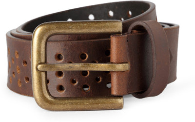 

People Men Brown Genuine Leather Belt