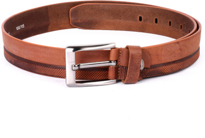 

Buckle Up Men Tan Genuine Leather Belt