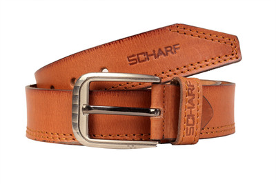 

Scharf Men Casual, Party, Evening Tan Genuine Leather Belt, Tan 25111