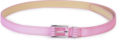 

Buckle Up Women Pink Artificial Leather Belt