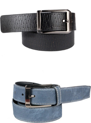 

Lenin Men Casual Black Genuine Leather Belt