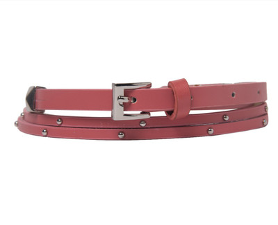 

Vero Moda Women Red Artificial Leather Belt, Rose of sharon