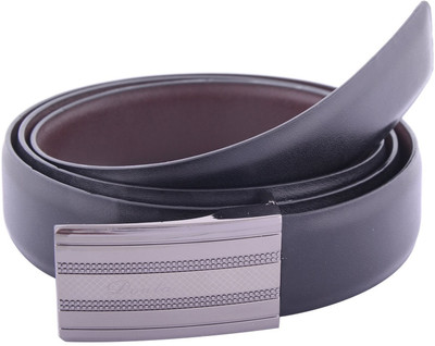 

SFA Men Formal Black Artificial Leather Reversible Belt, Blackandbrown347