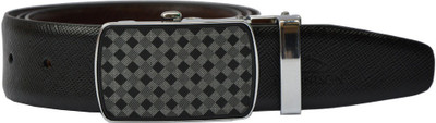 

Dennison Men Evening, Formal Black, Brown Genuine Leather Reversible Belt