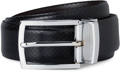 

Louis Philippe Men Black Genuine Leather Belt