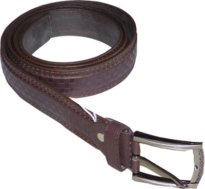 

JTM Trading Men Casual, Evening Brown Artificial Leather Belt
