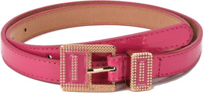 

Tiekart Women Casual Pink Metal Belt