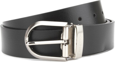 

United Colors of Benetton Men Black, Brown Genuine Leather Reversible Belt, 901