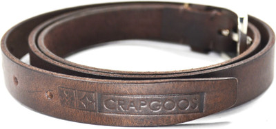 

Crapgoos Girls Casual, Formal, Party Brown Genuine Leather Belt