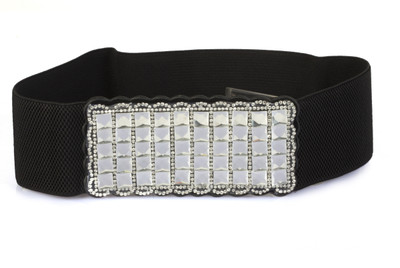 

TrendBAE Women Evening/Party Black Artificial Leather Belt, B5ablack