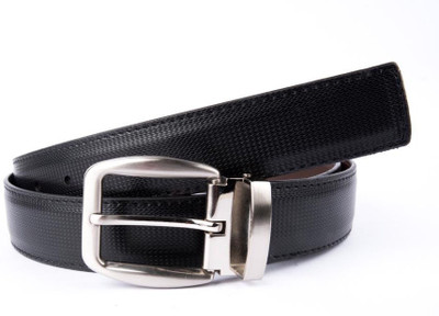 

Brounplus Boys Formal Black Artificial Leather Reversible Belt, Black;brown