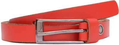

Snoby Women Casual Red Synthetic Belt