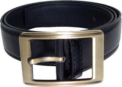 

Els Men Formal, Casual Black Synthetic Belt, Black-17