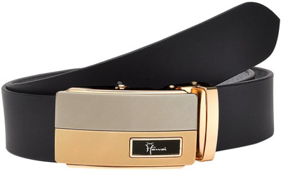 

Hawai Men Casual, Formal Black Genuine Leather Belt