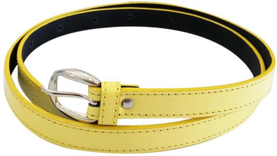 

Bigshoponline Girls Orange Genuine Leather Belt, Yellow