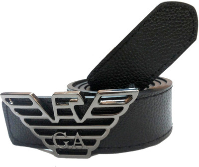 

Mode Boys Casual, Formal Black Genuine Leather Belt, Black-26