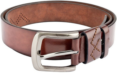 

Swiss Design Men Casual Brown Genuine Leather Belt
