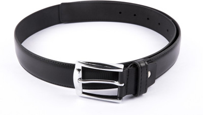 

Pacific Gold Men Formal Black Synthetic Belt