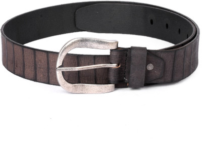 

Buckle Up Men Brown Genuine Leather Belt