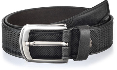 

Teakwood Men Black Genuine Leather Belt