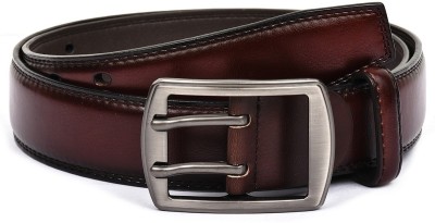 

Buckle Up Men Formal Maroon Artificial Leather Belt