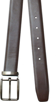 

Pacific Gold Men Formal Black Artificial Leather Reversible Belt, Black;brown