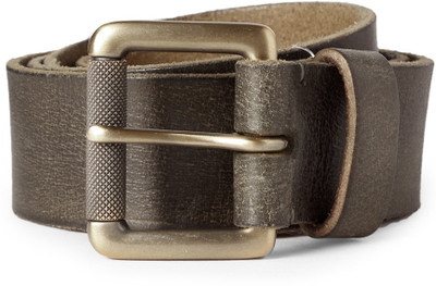 

Louis Philippe Men Green Artificial Leather Belt, Olive