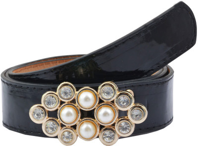 

Antiformal Women Party Black Artificial Leather Belt