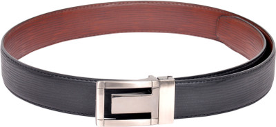 

Scarleti Men Formal Black Artificial Leather Reversible Belt