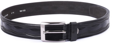 

Buckle Up Men Black Genuine Leather Belt