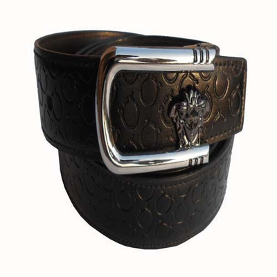 

M&Ms Men Black Texas Leatherite Belt