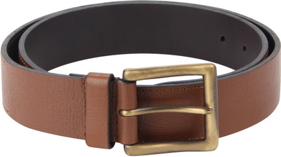

Kaizu Men Casual Tan Genuine Leather Belt