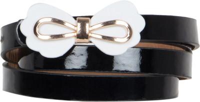 

Calvino Women Casual, Formal Black Artificial Leather Belt