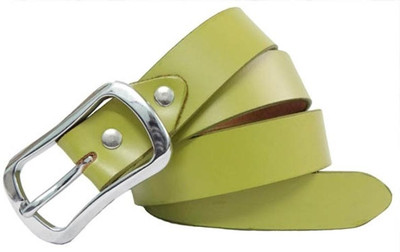 

Midas Women Formal Green Genuine Leather Belt