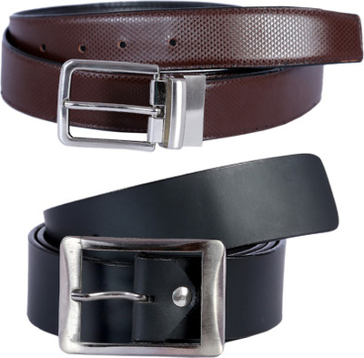 

Hardys Men Multicolor Genuine Leather Reversible Belt, Multi