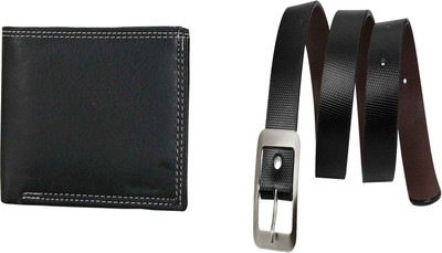 

Howdy Men Formal Black Artificial Leather Belt