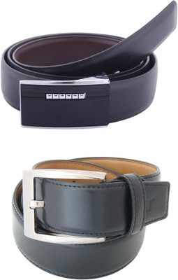 

SFA Men Casual Black Artificial Leather Reversible Belt