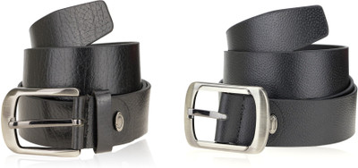 

Zeva Men Formal, Casual Black Genuine Leather Belt