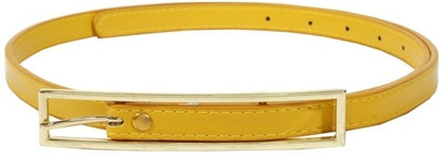 

Lino Perros Women Casual Yellow Artificial Leather Belt