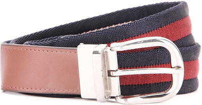 

Louis Philippe Men Beige, Multicolor, Red Reversible Belt, Red + beige