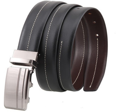 

Kangoo Men Casual, Formal Black, Brown Genuine Leather Reversible Belt