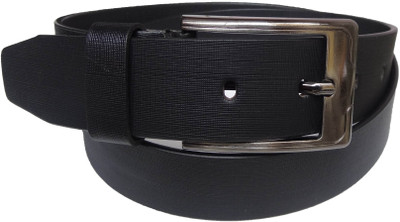 

eXcorio Men Semi-formal Black Genuine Leather Belt