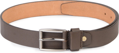 

Buckle Up Men Brown Genuine Leather Belt