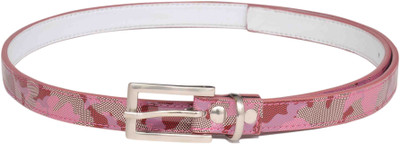 

Scarleti Girls Casual Pink, Red Artificial Leather Belt