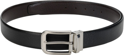 

Teakwood Men Black Genuine Leather Belt