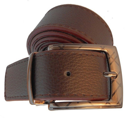 

P&E Men Formal Brown Artificial Leather Belt