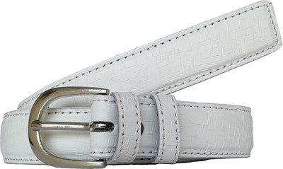 

Czar Enterprises Girls Casual, Party, Evening White Artificial Leather Belt