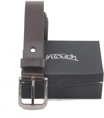 

In Touch Men Formal Brown Genuine Leather Belt