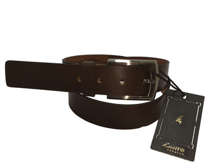 

Lustre International Men Formal Brown Genuine Leather Belt
