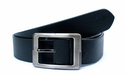 

Tops Men Semi-formal Black Genuine Leather Belt